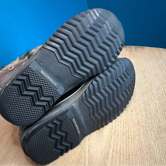 Sorel Joan Of Arctic Waterproof Winter Snow Boots Black Gray Women’s Size 11 - Picture 10 of 11